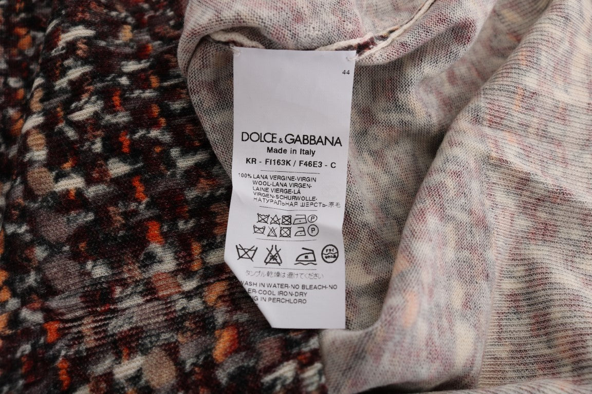 Dolce &amp; Gabbana T-shirt en laine à imprimé multicolore