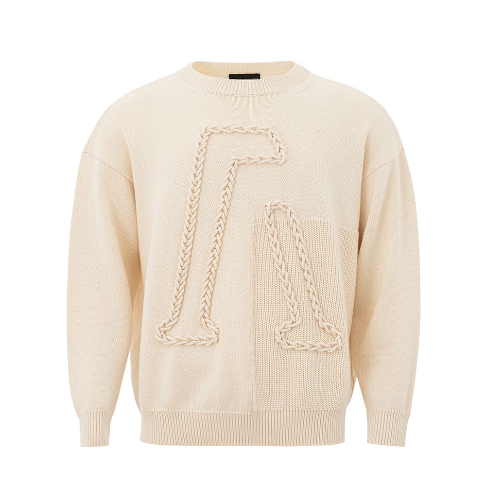 Emporio Armani Beige Woolen Sophistication Sweater