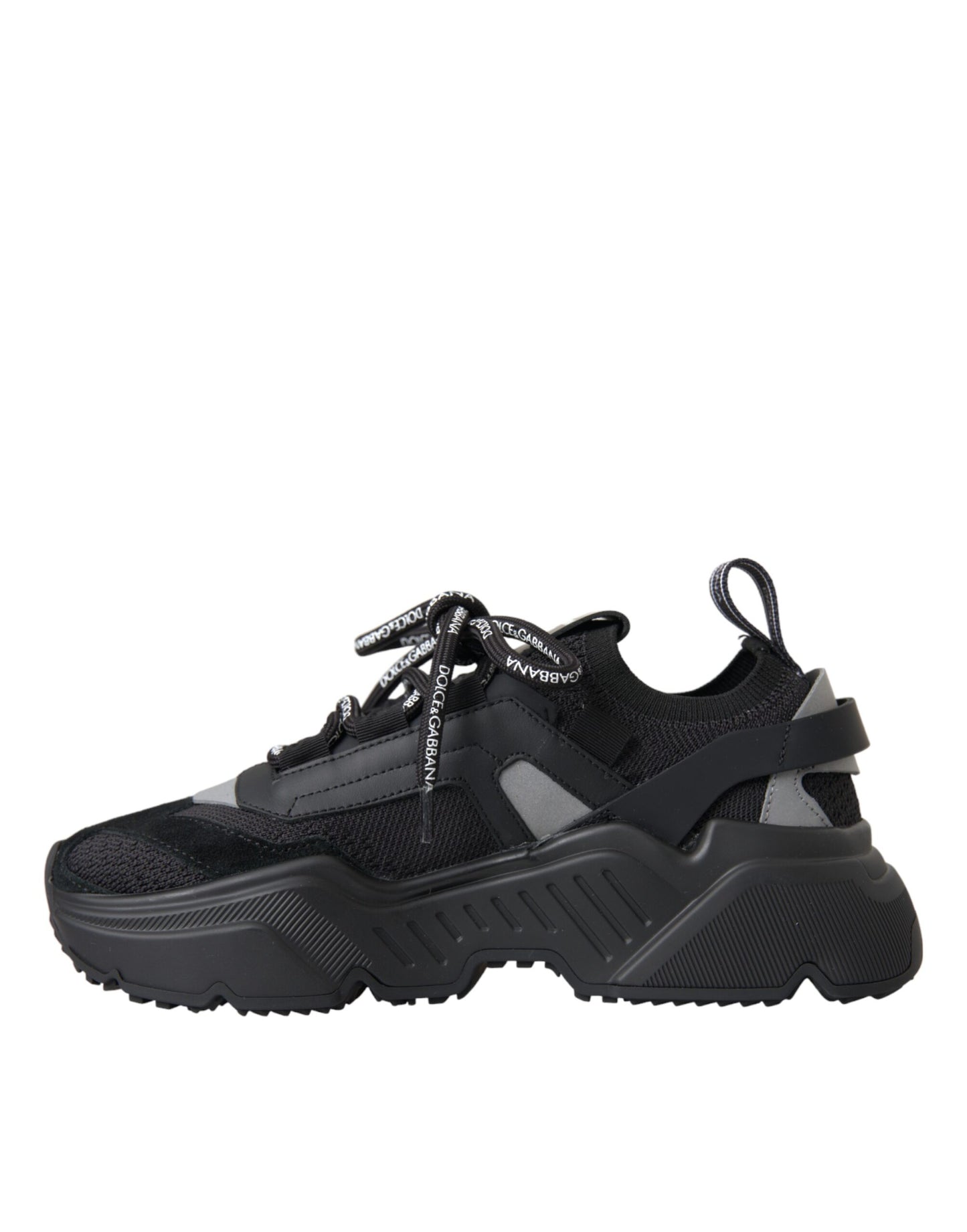 Dolce & Gabbana Black Daymaster Low Top Sneakers Shoes