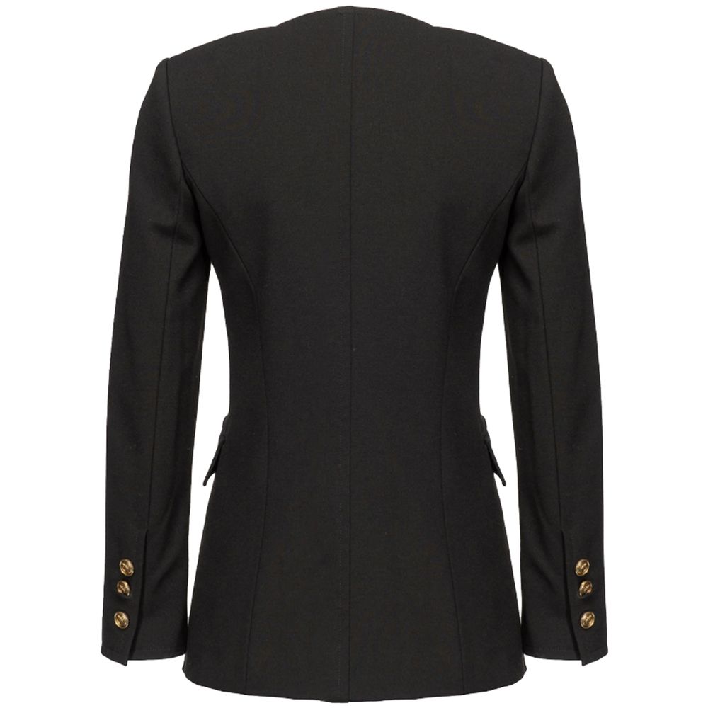 PINKO Black Viscose Suits & Blazer