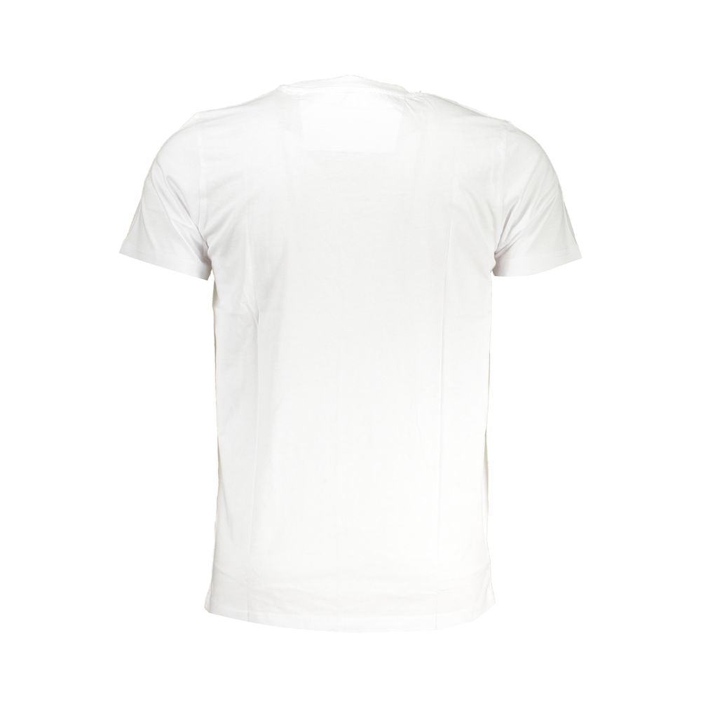 Cavalli Class White Cotton T-Shirt