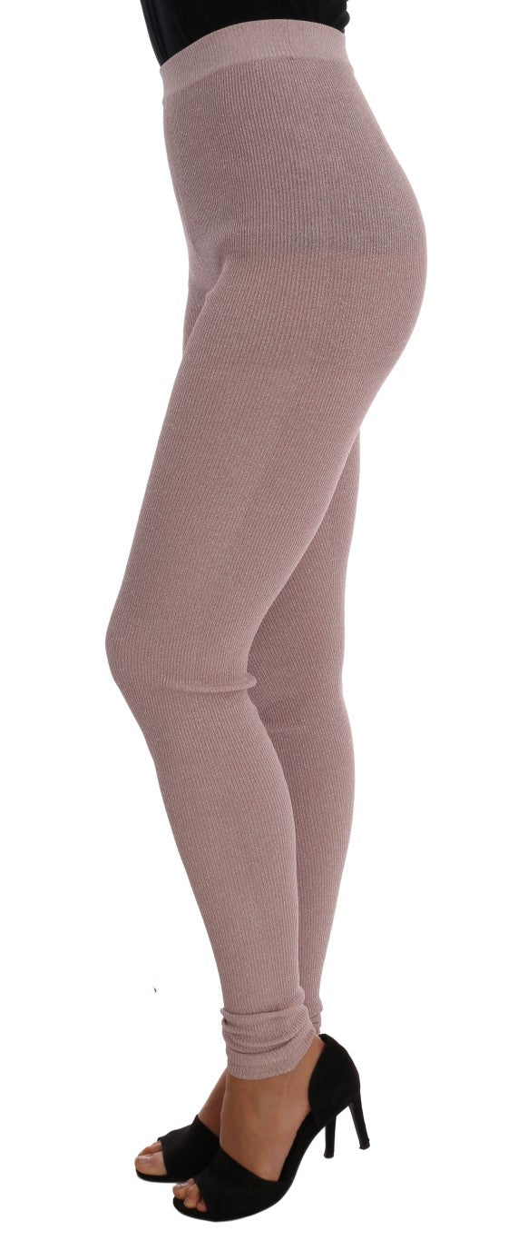 Dolce &amp; Gabbana Collants taille extensible rose Bas