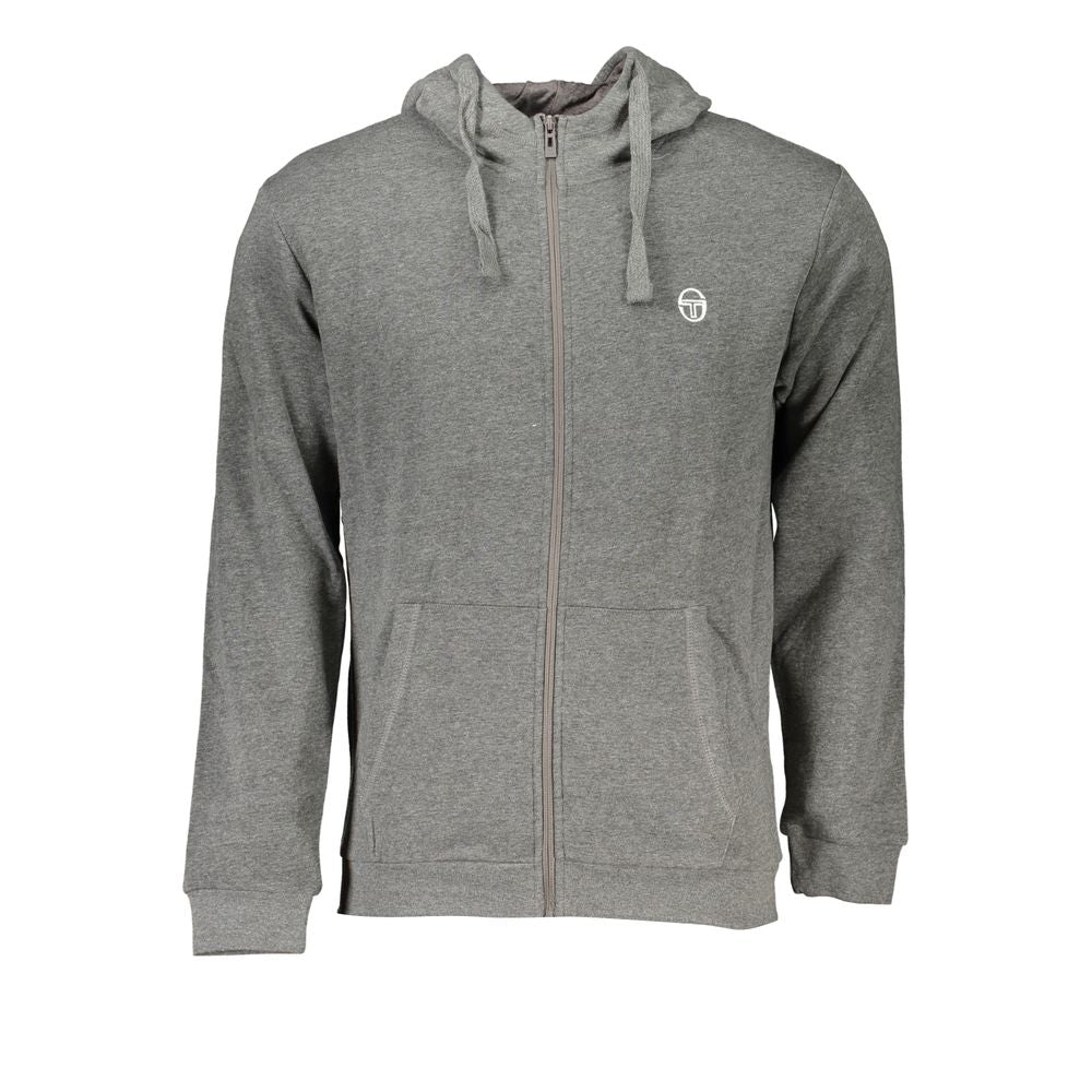 Sergio Tacchini Gray Cotton Sweater