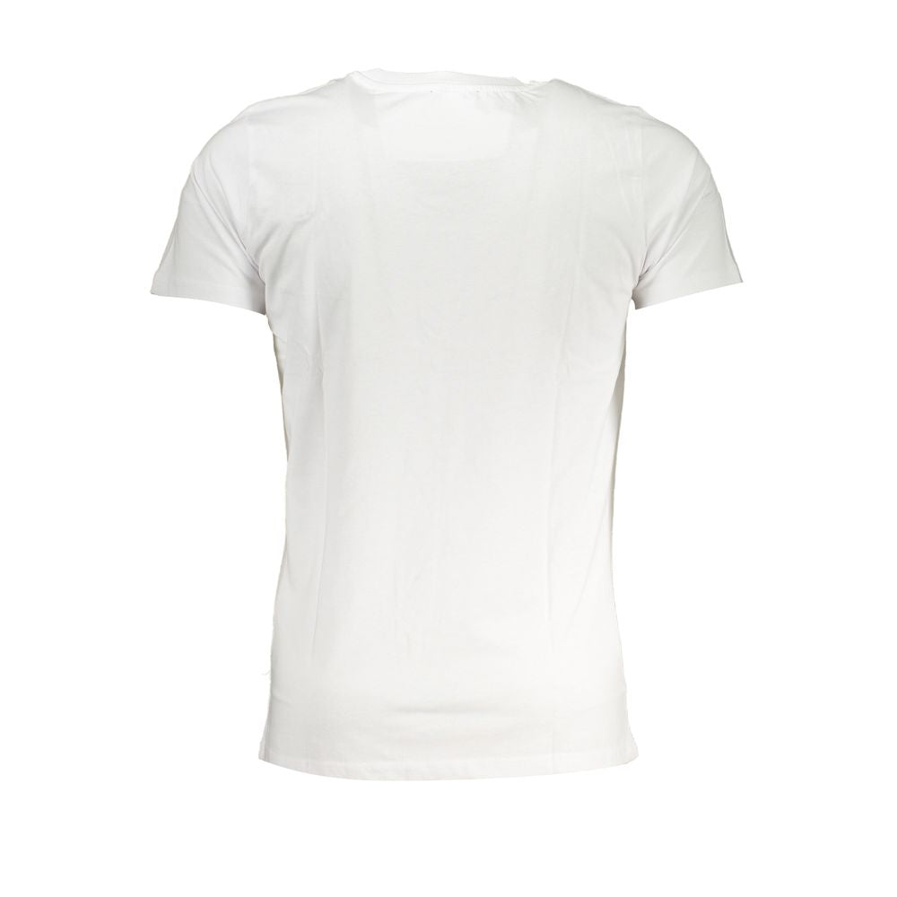 Cavalli Class White Cotton T-Shirt