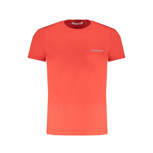 Trussardi Red Cotton T-Shirt