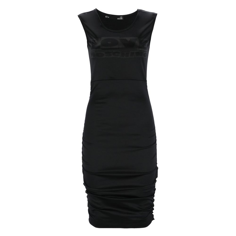 Robe Love Moschino noire en polyamide