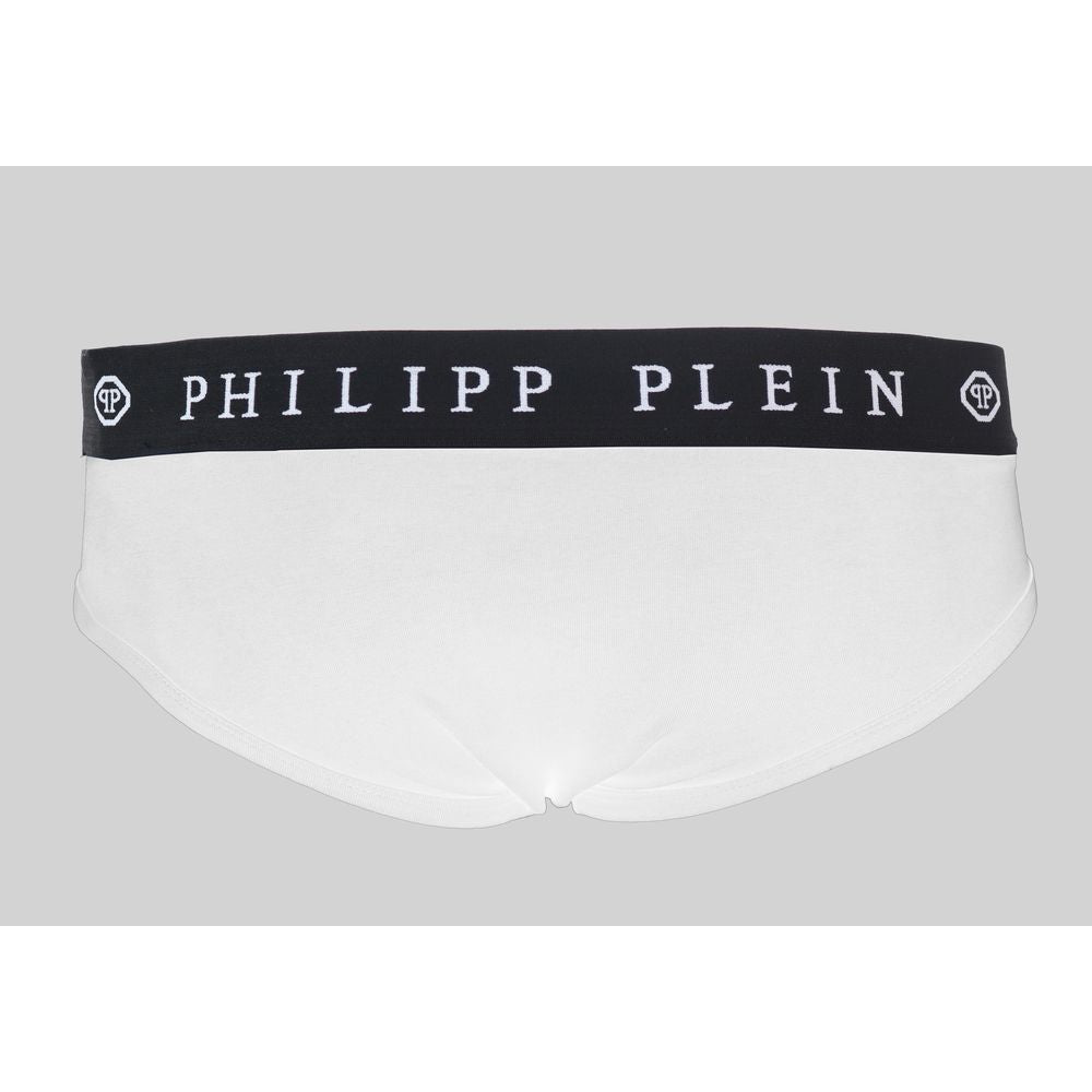 Weiße Baumwollunterwäsche von Philipp Plein