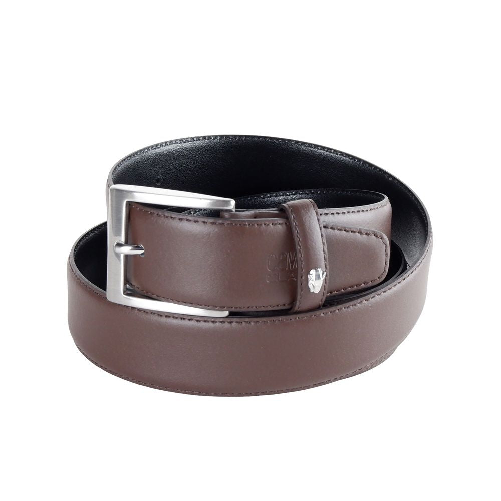 Ceinture Di en cuir de veau marron Class Cavalli