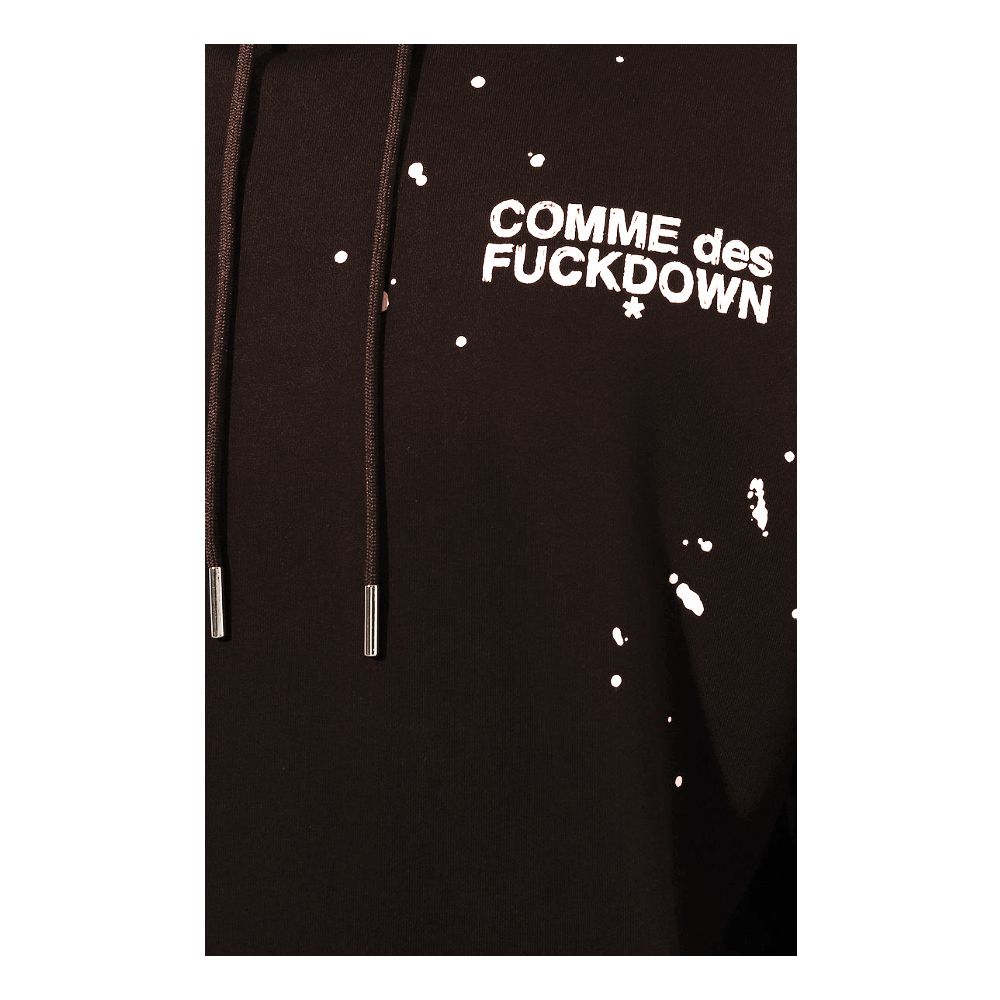 Comme Des Fuckdown Brown Cotton Sweater