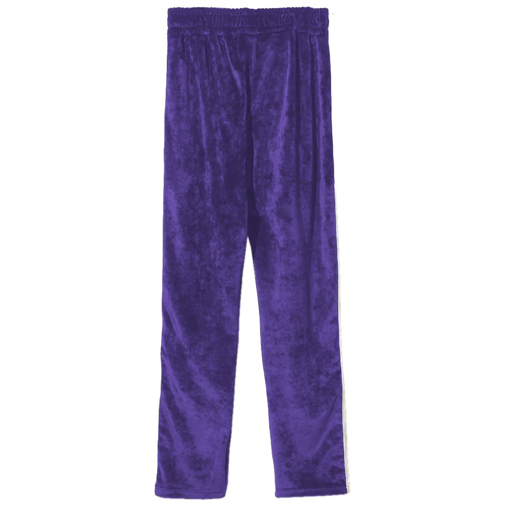 Comme Des Fuckdown Purple Polyester Jeans & Pant