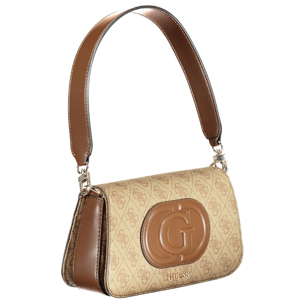 Guess Jeans Beige Polyethylene Handbag