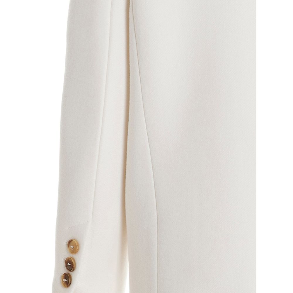 PINKO White Wool Jackets & Coat