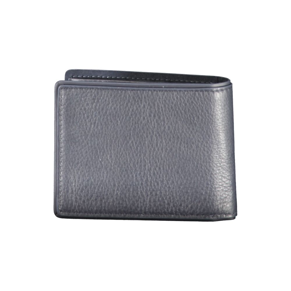 Tommy Hilfiger Blue Leather Wallet