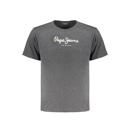 Pepe Jeans Gray Cotton Men T-Shirt