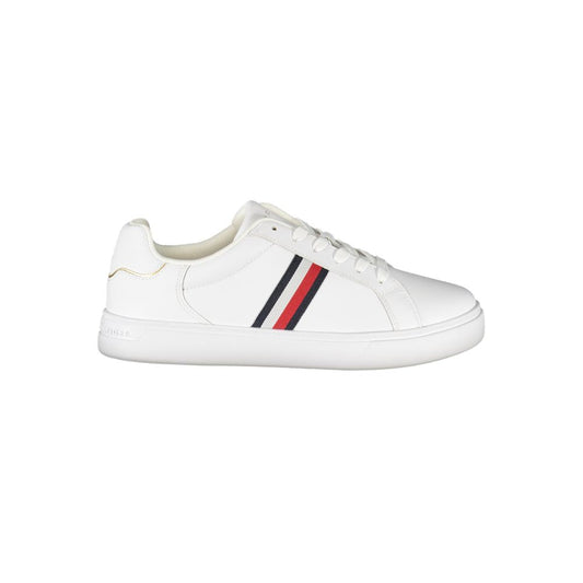 Tommy Hilfiger White Leather Women Sneaker