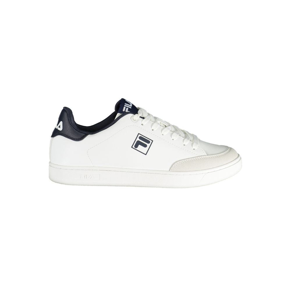 Fila White Polyester Sneaker