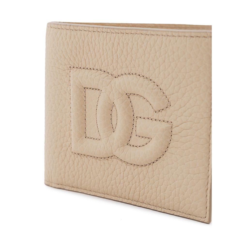 Dolce & Gabbana Beige Leather Wallet