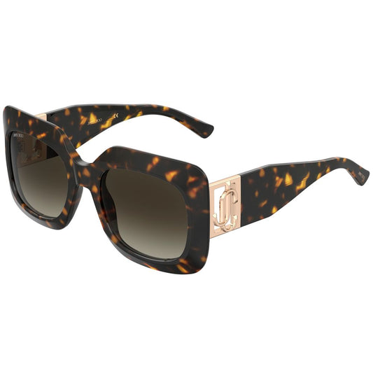 Jimmy Choo Brown Resin Sunglasses