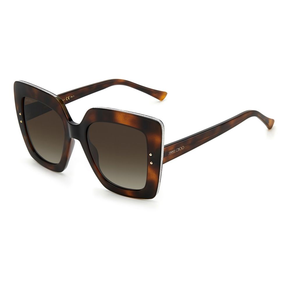 Jimmy Choo Brown Acetate Sunglasses