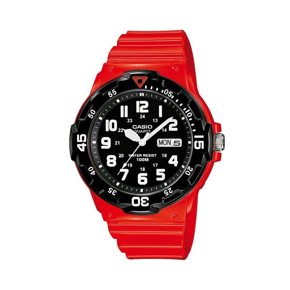 Casio Red Resin Watch