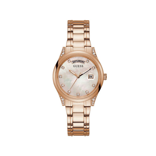 Guess Pink Stainless Steel Watch