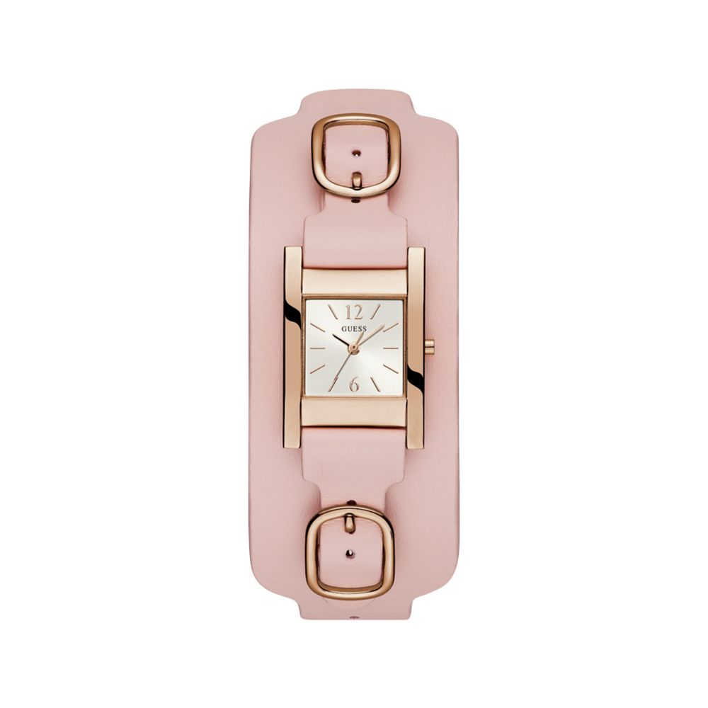 Guess Pink Leather Watch