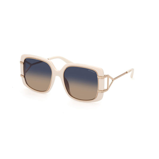 Guess White Injected Sunglasses