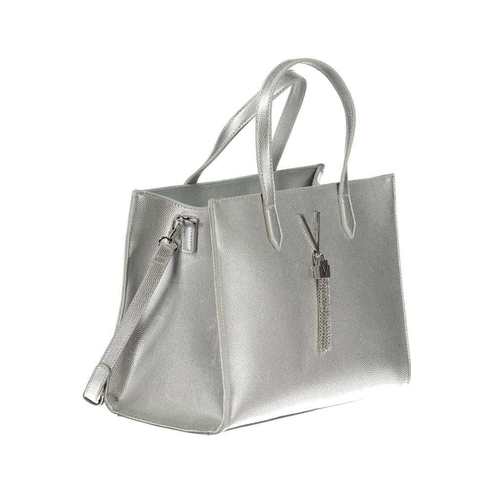 Valentino Bags Silver Polyethylene Handbag