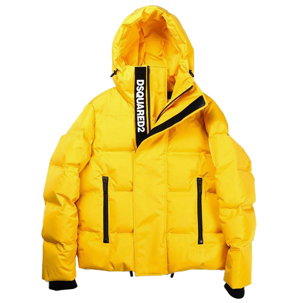 Dsquared² Yellow Nylon Jacket