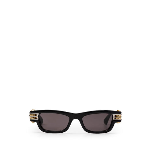 Bottega Veneta Black Acetate Sunglasses