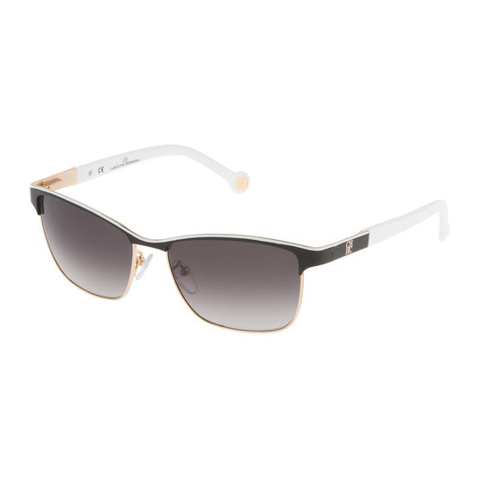 Carolina Herrera Black Metal Sunglasses