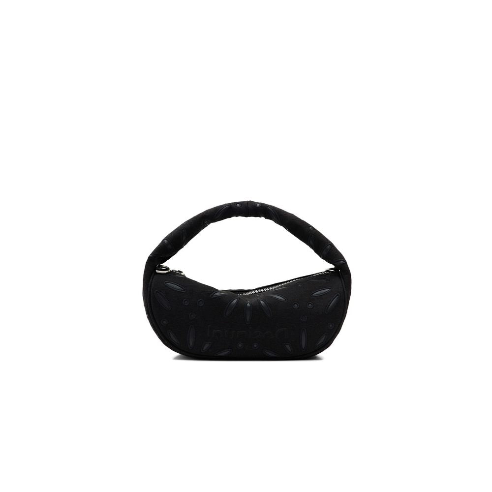 Desigual Black Juta Handbag