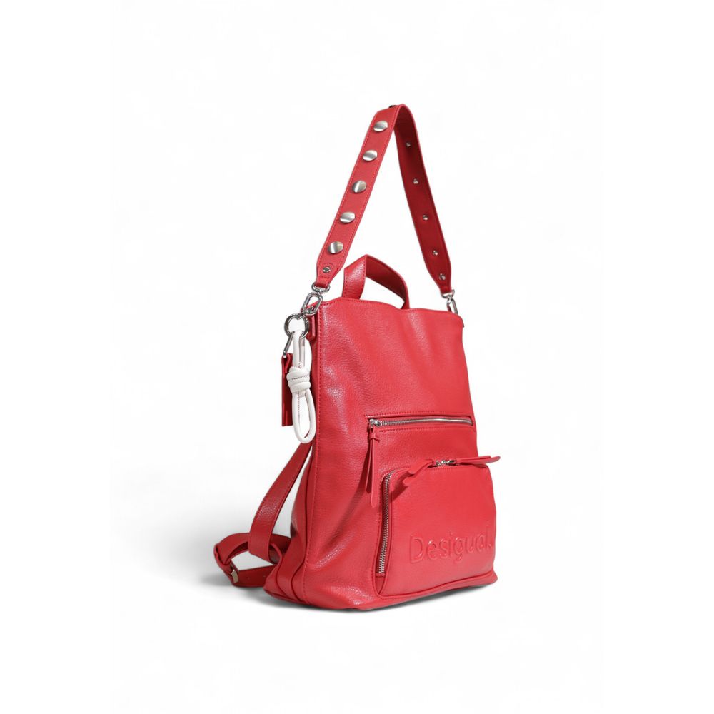 Desigual Red Polyethylene Backpack