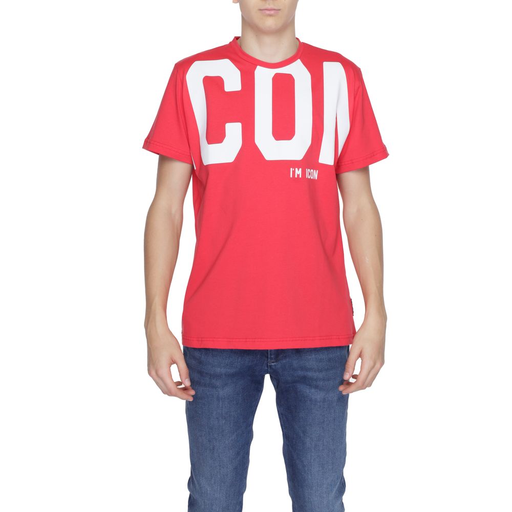 Icon Red Cotton T-Shirt