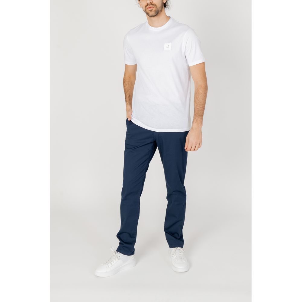 Armani Exchange Blue Cotton Jeans & Pant