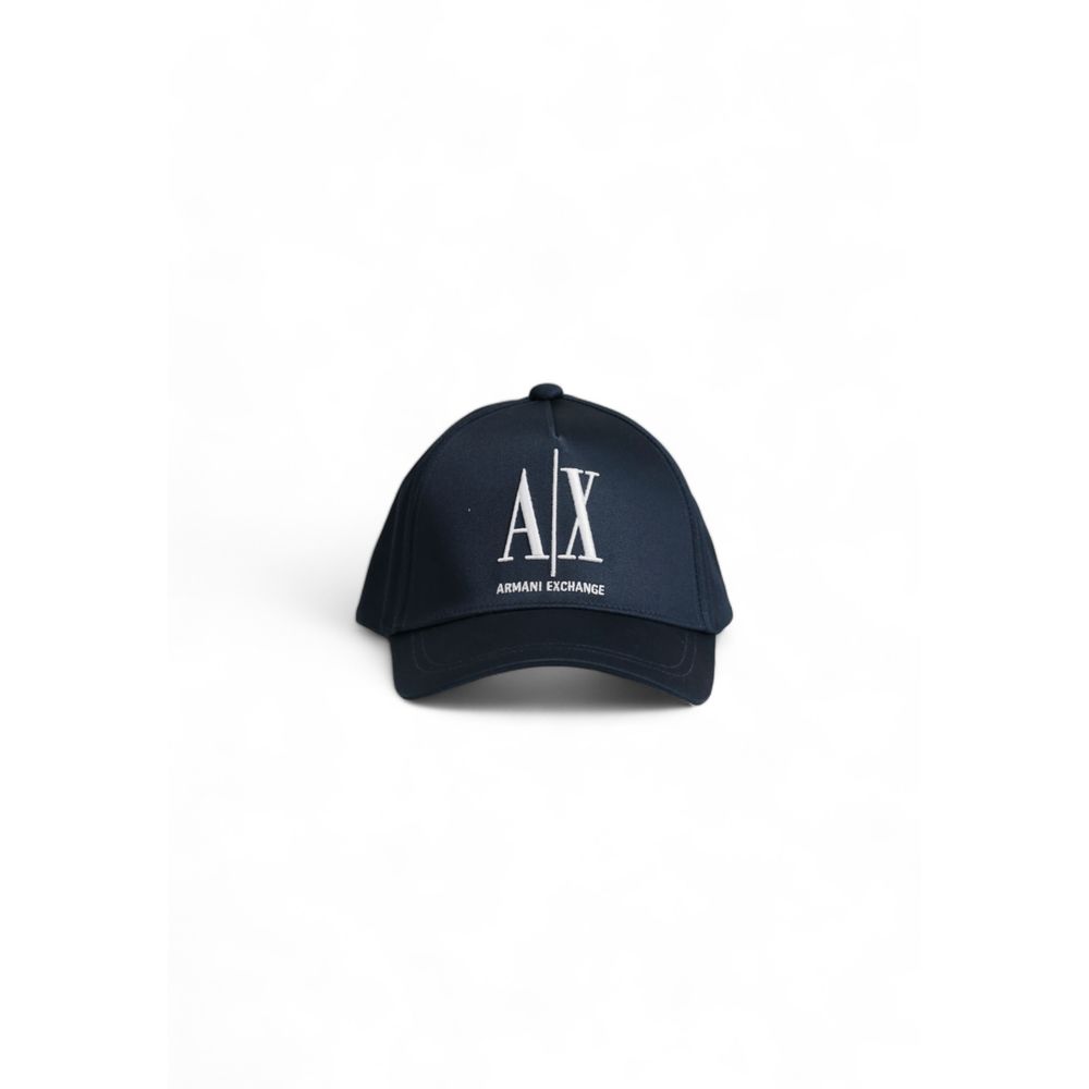 Armani Exchange Blue Cotton Hats & Cap