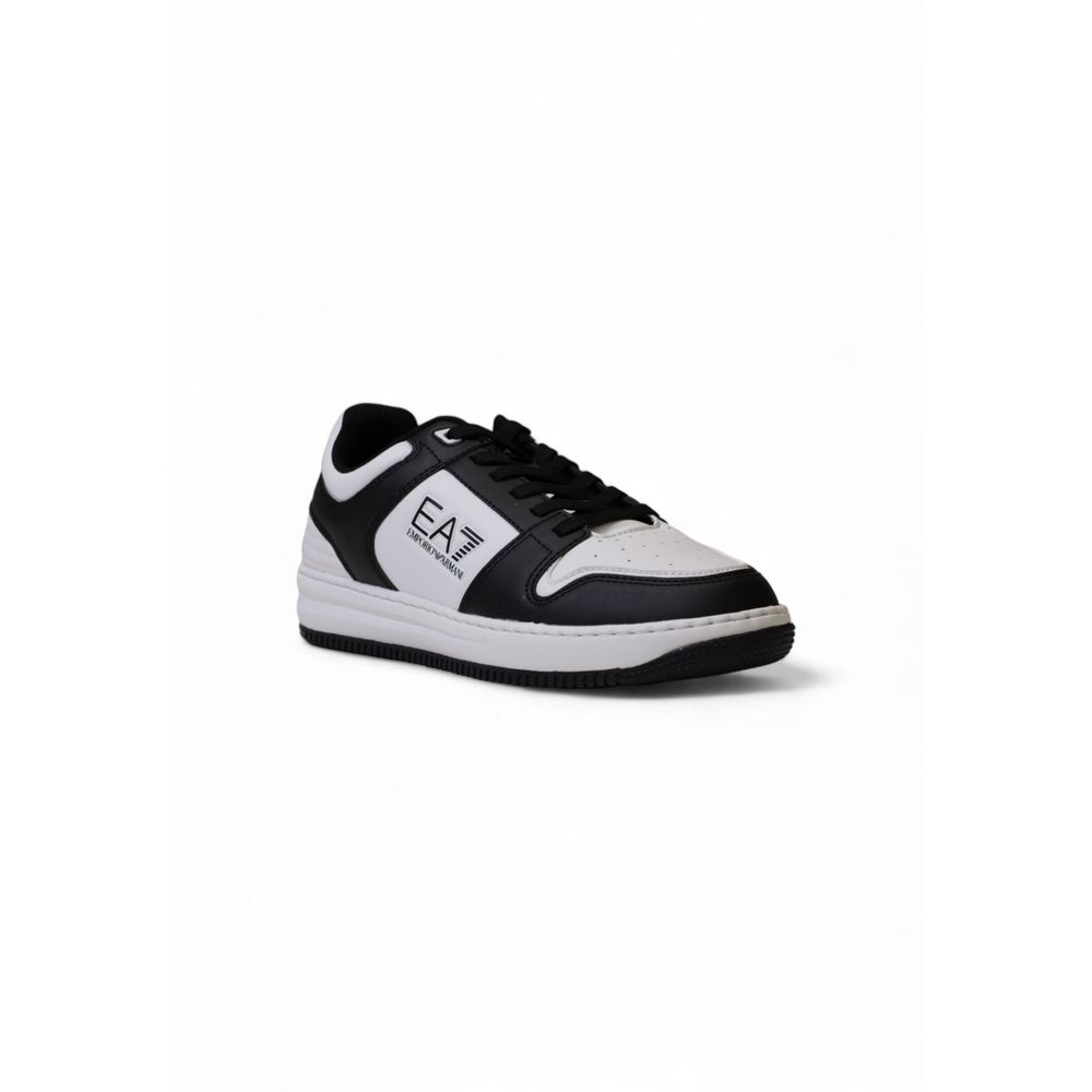 EA7 Emporio Armani Black And White Polyester Sneaker