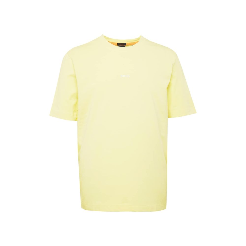 Hugo Boss Yellow Cotton T-Shirt