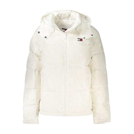 Tommy Hilfiger White Polyester Jackets & Coat