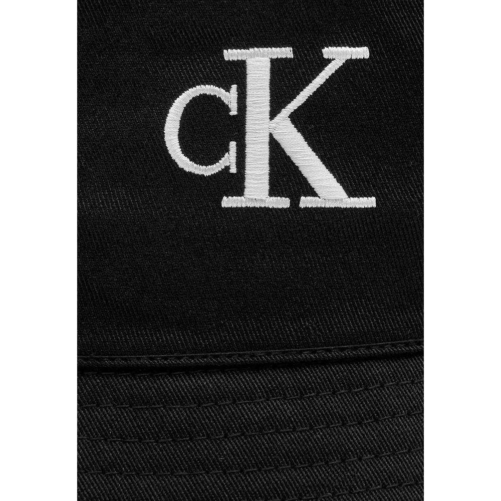 Calvin Klein Black Recycled Polyester Hat