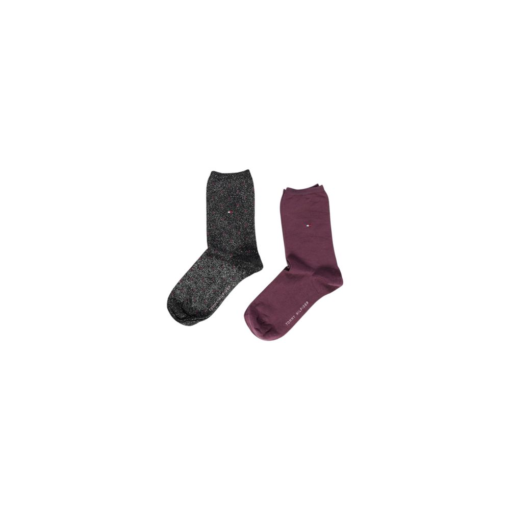 Tommy Hilfiger Black Cotton Sock