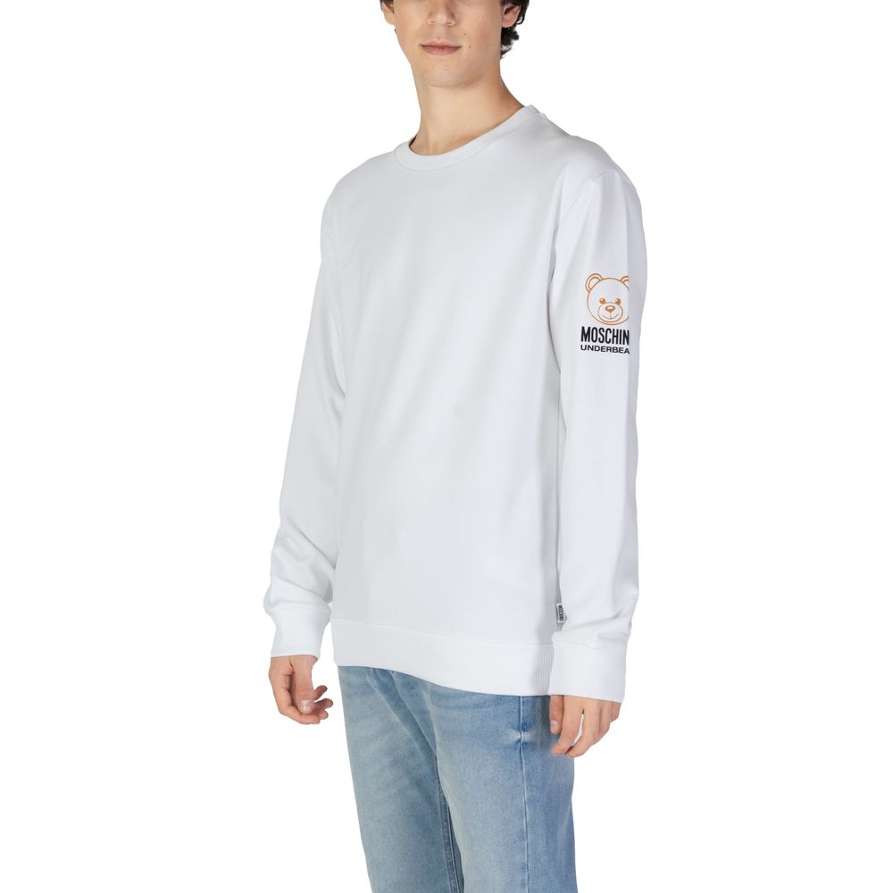 Moschino White Cotton Sweater