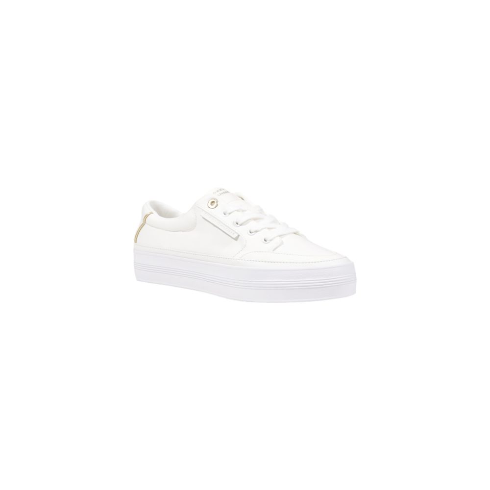 Tommy Hilfiger Cream Recycled Cotton Sneaker