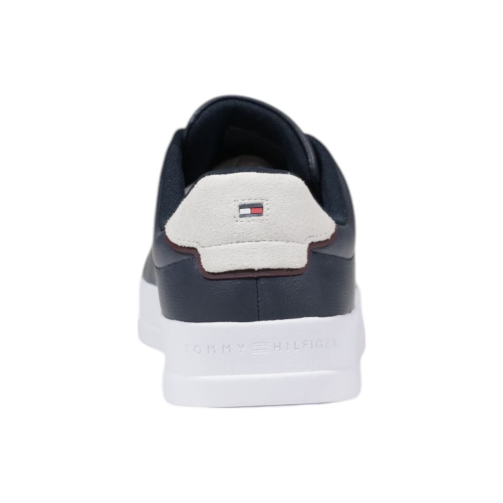 Tommy Hilfiger Blue Leather Sneaker