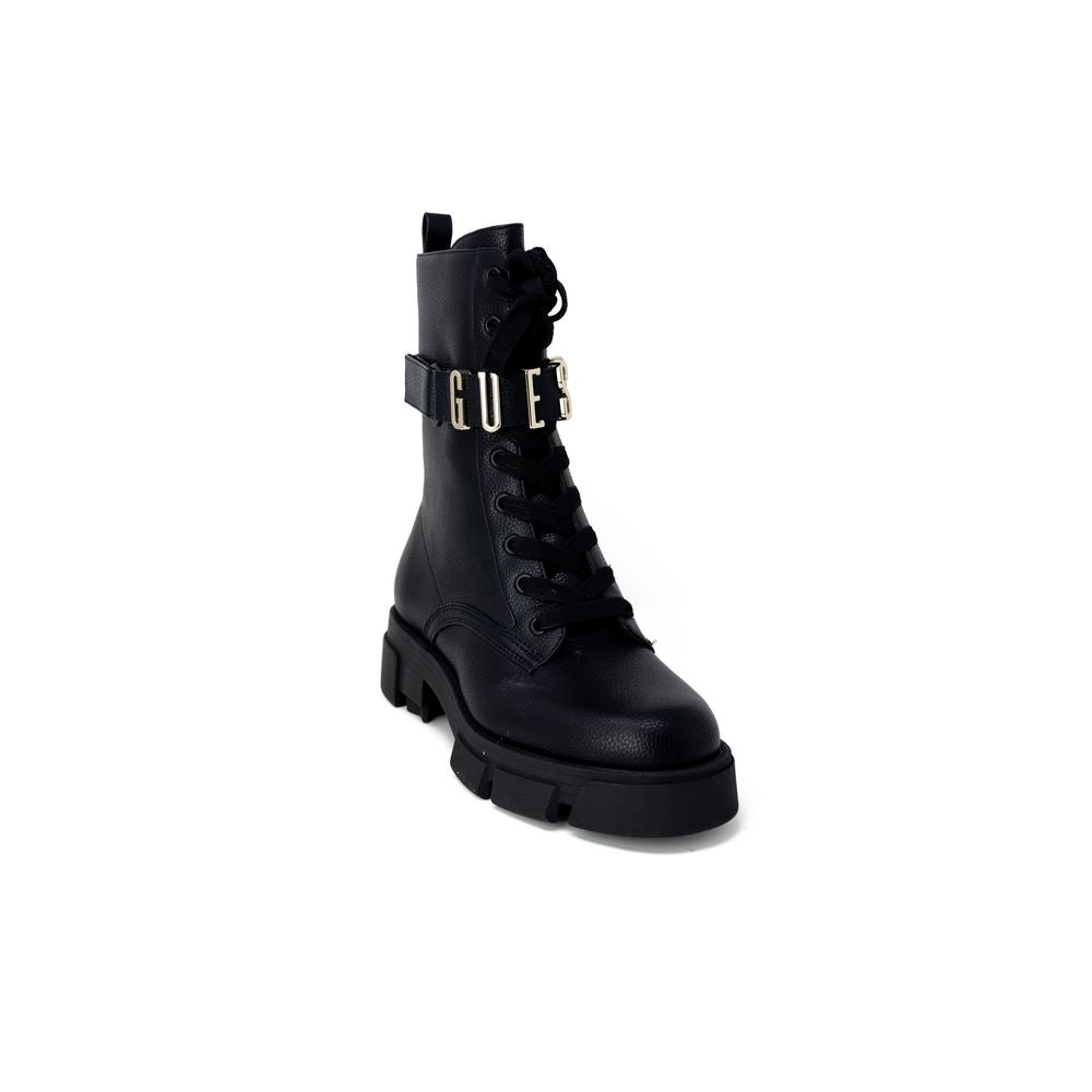 Guess Black Synthetic Leather Boot