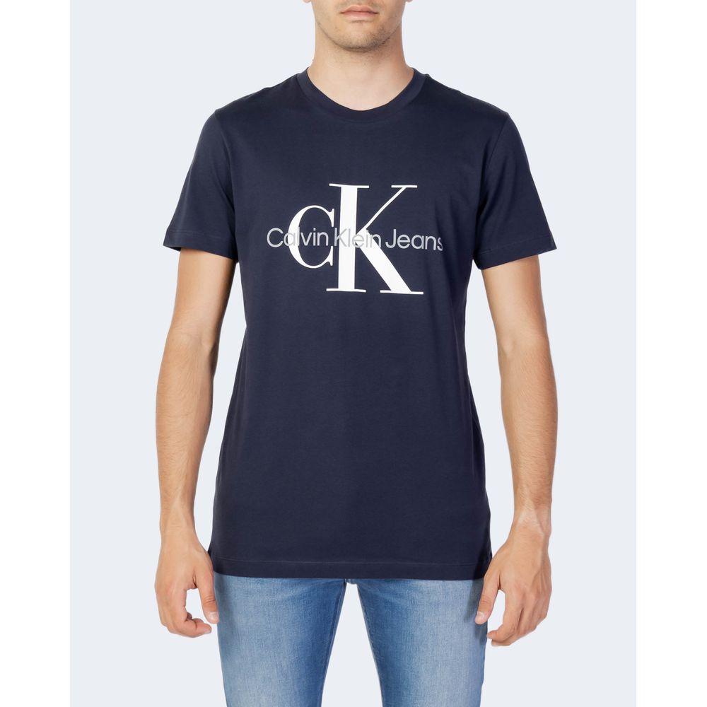 Calvin Klein Jeans Blue Cotton T-Shirt