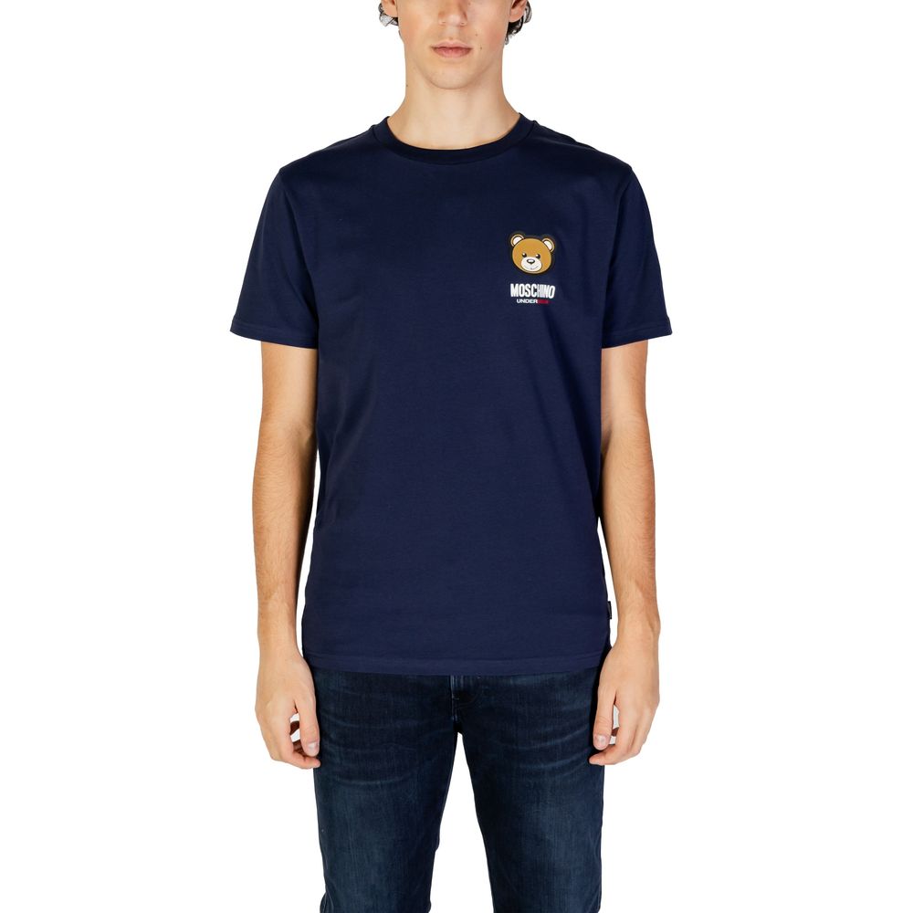 Moschino Blue Cotton T-Shirt