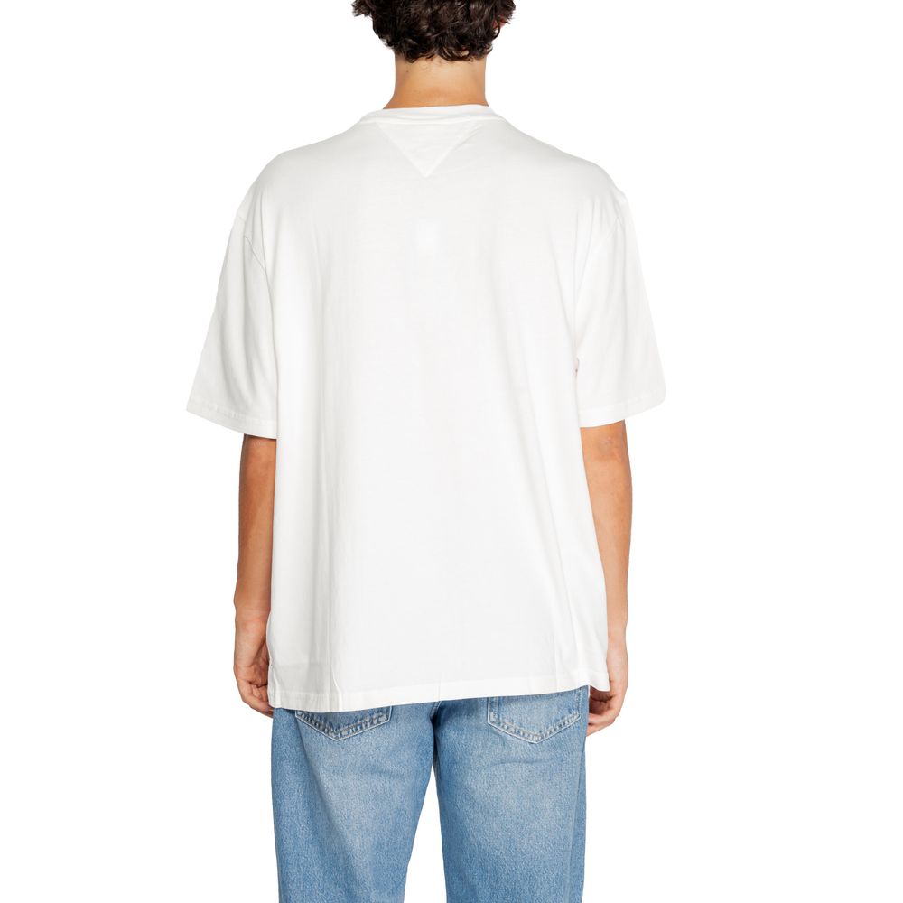 Tommy Hilfiger Jeans White Cotton T-Shirt