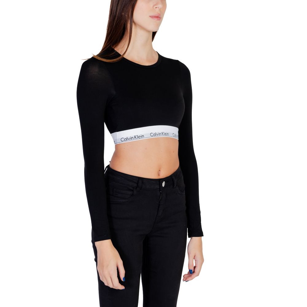 Calvin Klein Underwear Black Polyester Tops & T-Shirt