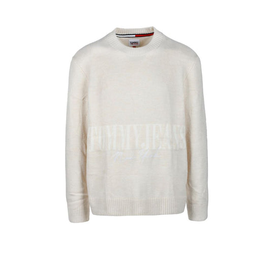 Tommy Hilfiger Jeans Beige Acrylic Sweater